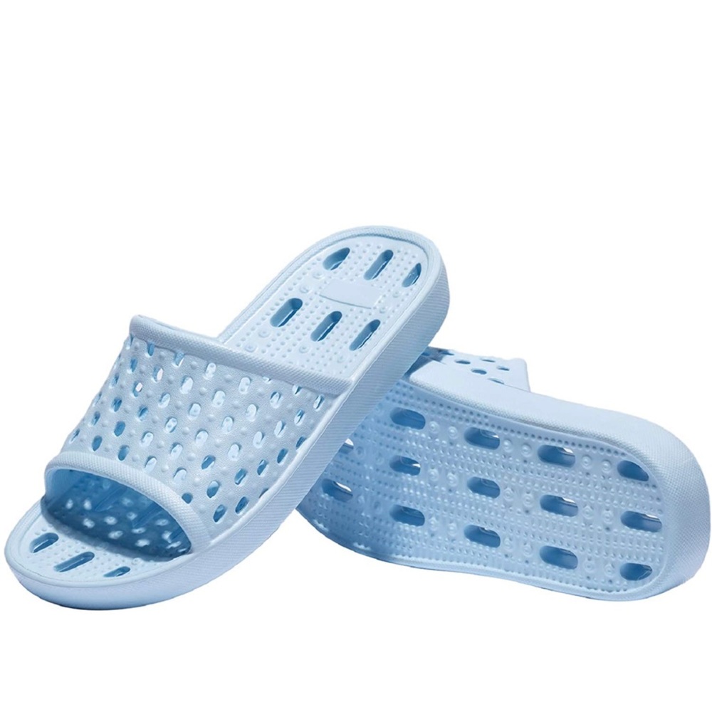Ranberone Women's Shower Sandal Slippers Quick Drying Gym Shower Shoes Non Slip
